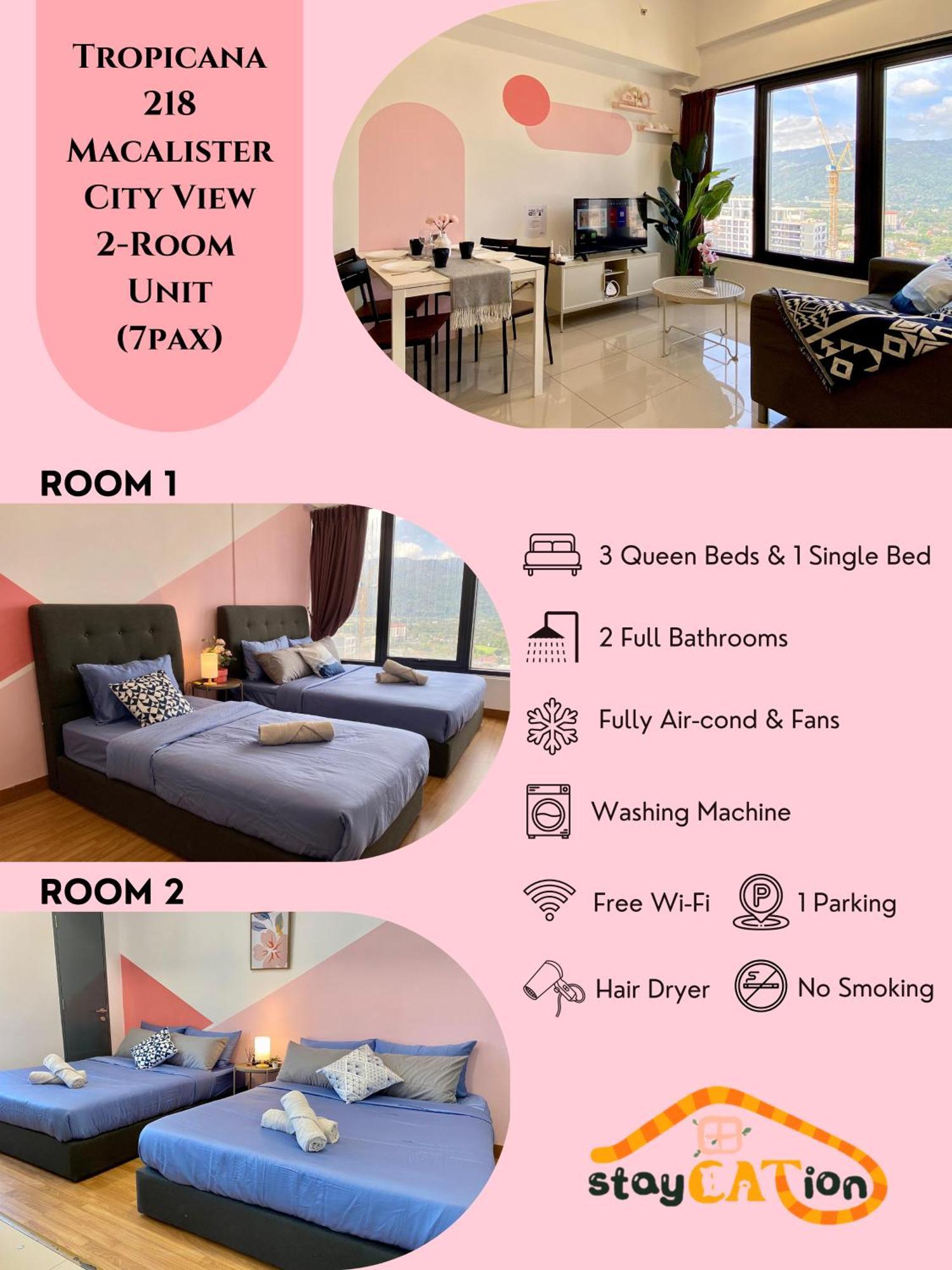 Tropicana 218 Macalister Sea & City View By Staycation Homestay George Town Exterior photo